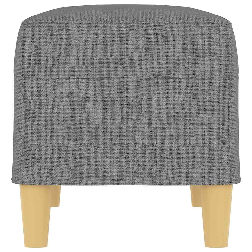 Sitzbank Dunkelgrau 70x35x41 cm Stoff