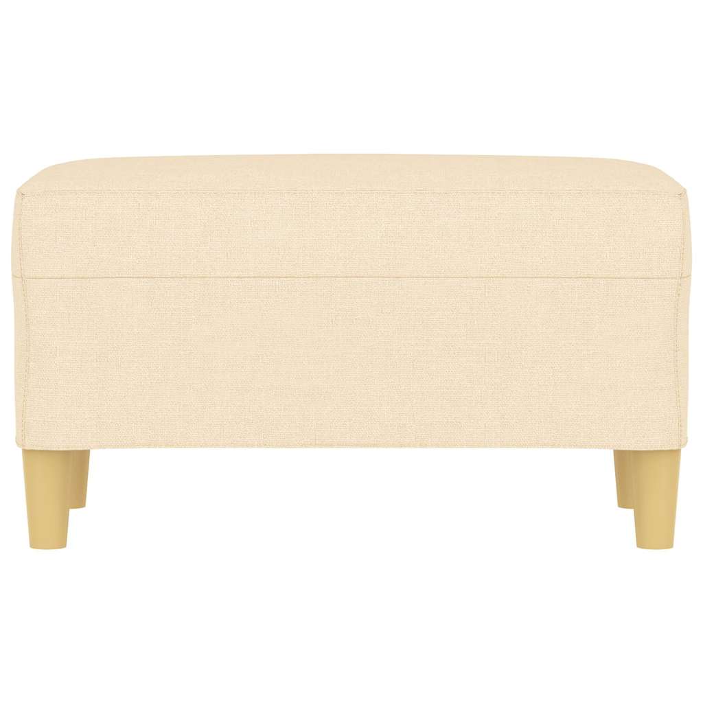 Sitzbank Creme 70x35x41 cm Stoff
