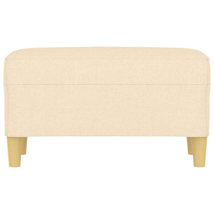Sitzbank Creme 70x35x41 cm Stoff
