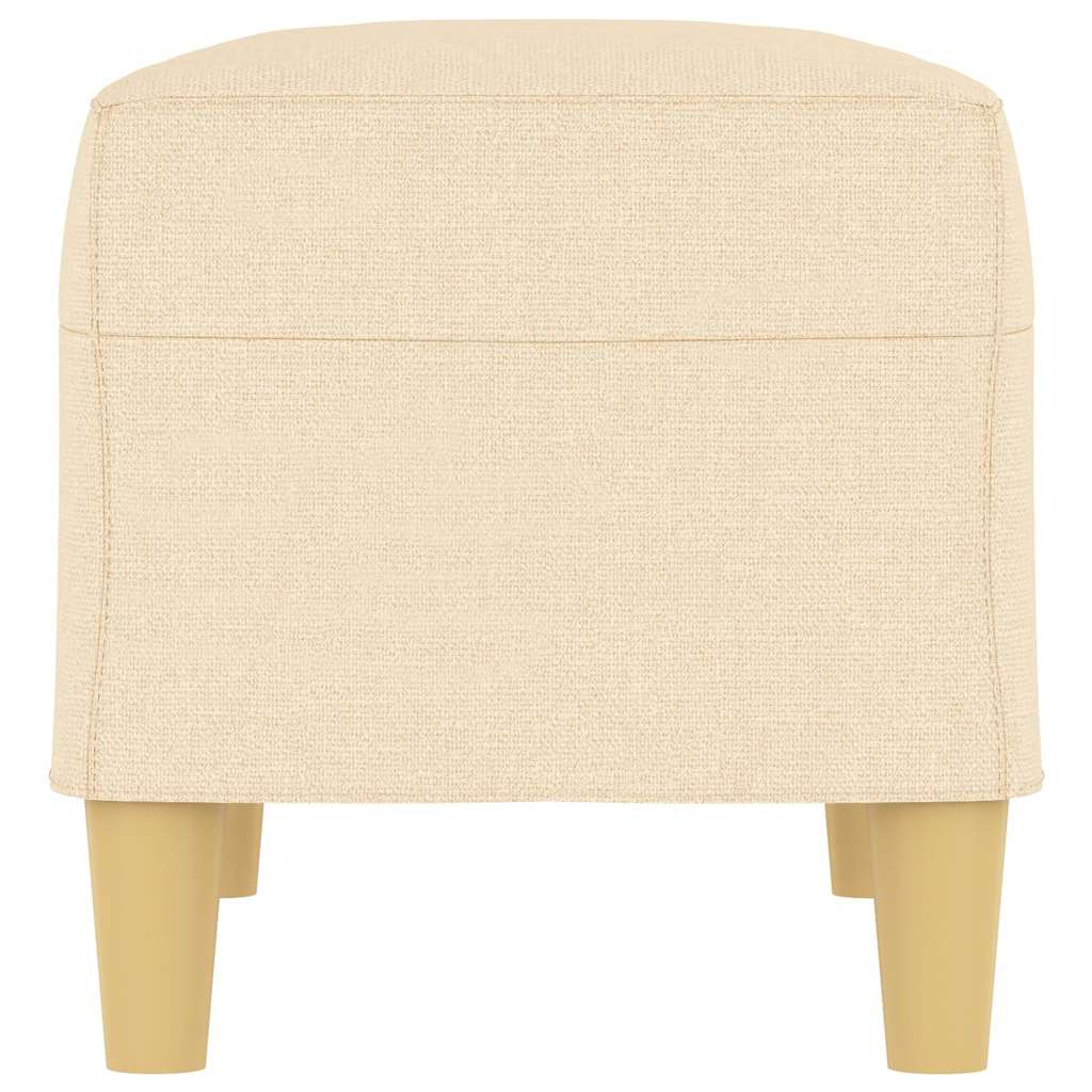 Sitzbank Creme 70x35x41 cm Stoff