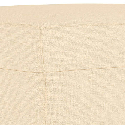Sitzbank Creme 70x35x41 cm Stoff