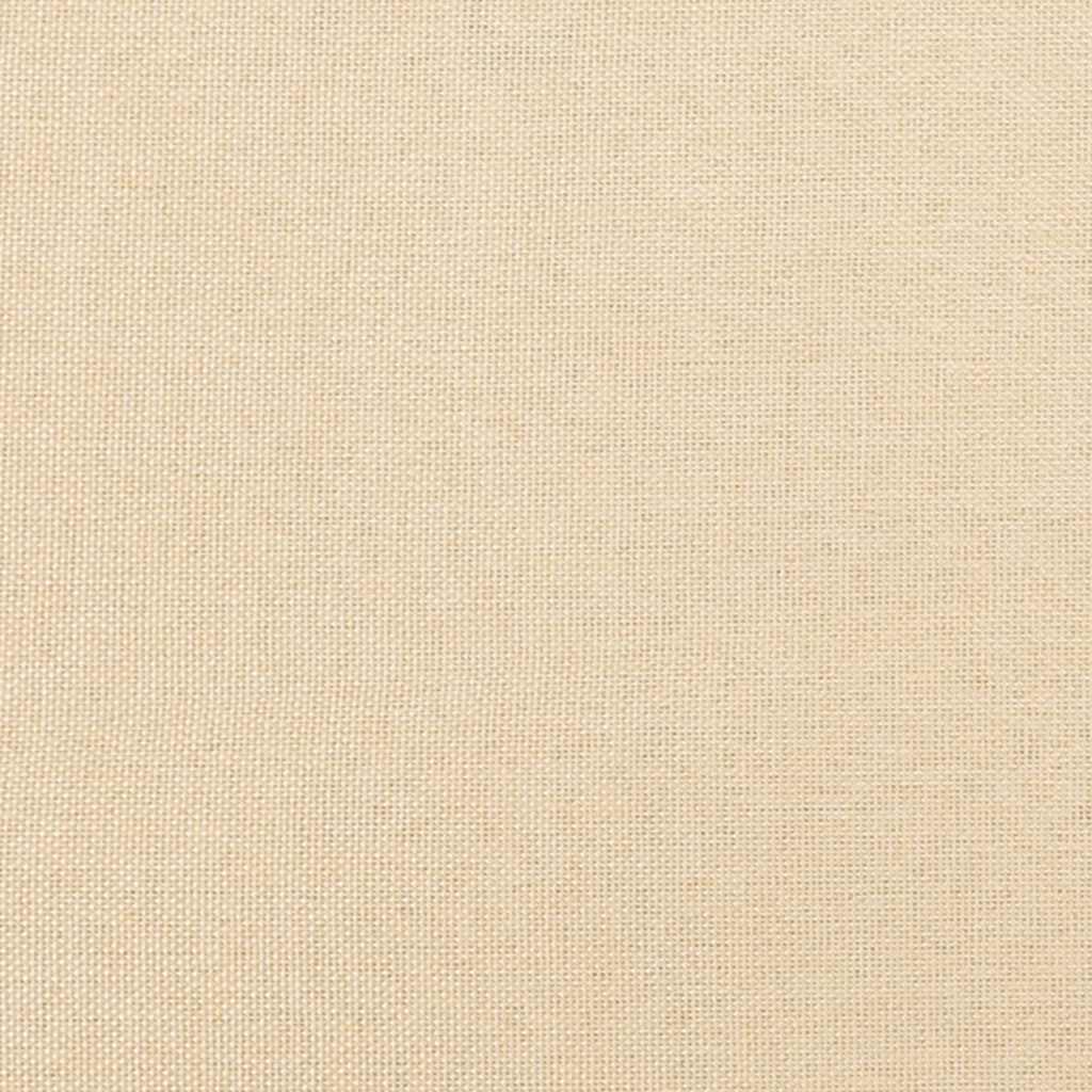 Sitzbank Creme 70x35x41 cm Stoff