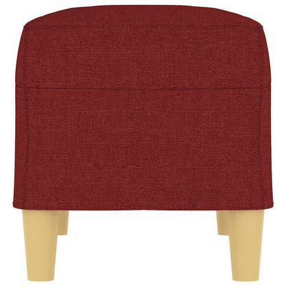 Sitzbank Weinrot 70x35x41 cm Stoff