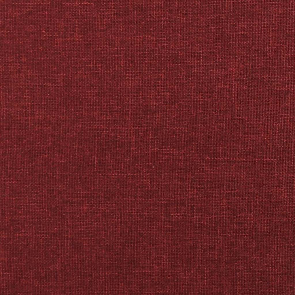 Sitzbank Weinrot 70x35x41 cm Stoff