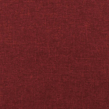 Sitzbank Weinrot 70x35x41 cm Stoff