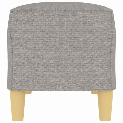 Sitzbank Hellgrau 100x35x41 cm Stoff