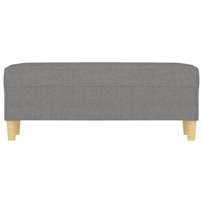 Sitzbank Dunkelgrau 100x35x41 cm Stoff