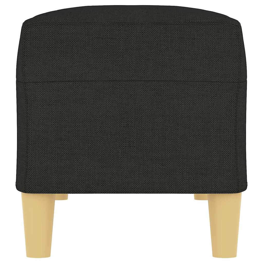 Sitzbank Schwarz 100x35x41 cm Stoff