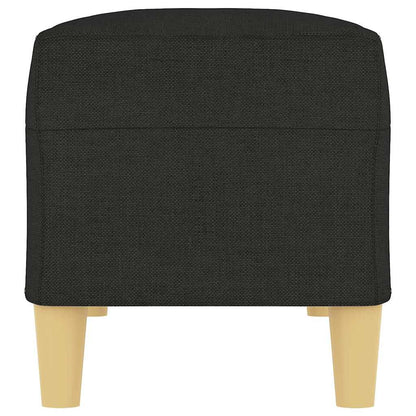 Sitzbank Schwarz 100x35x41 cm Stoff