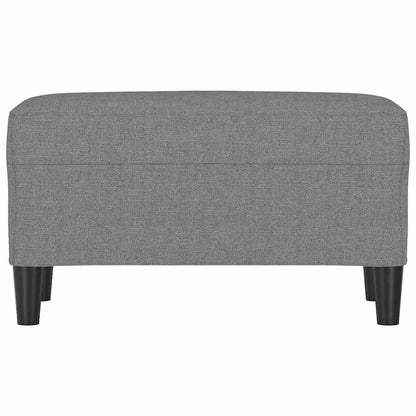 Sitzbank Dunkelgrau 70x35x41 cm Stoff