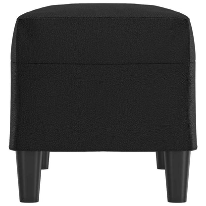 Sitzbank Schwarz 70x35x41 cm Kunstleder