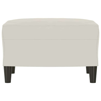 Sitzbank Creme 70x35x41 cm Samt