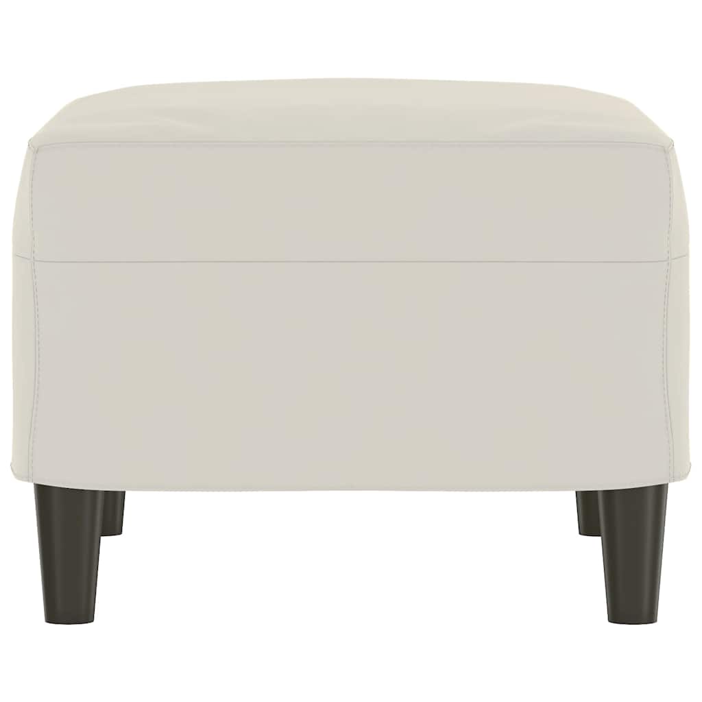 Sitzbank Creme 70x35x41 cm Samt
