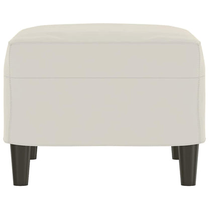 Sitzbank Creme 70x35x41 cm Samt