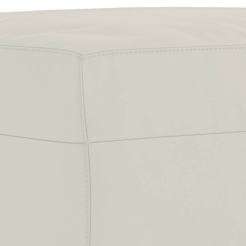 Sitzbank Creme 70x35x41 cm Samt