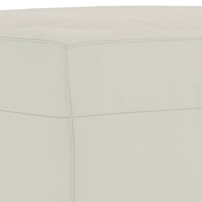 Sitzbank Creme 70x35x41 cm Samt