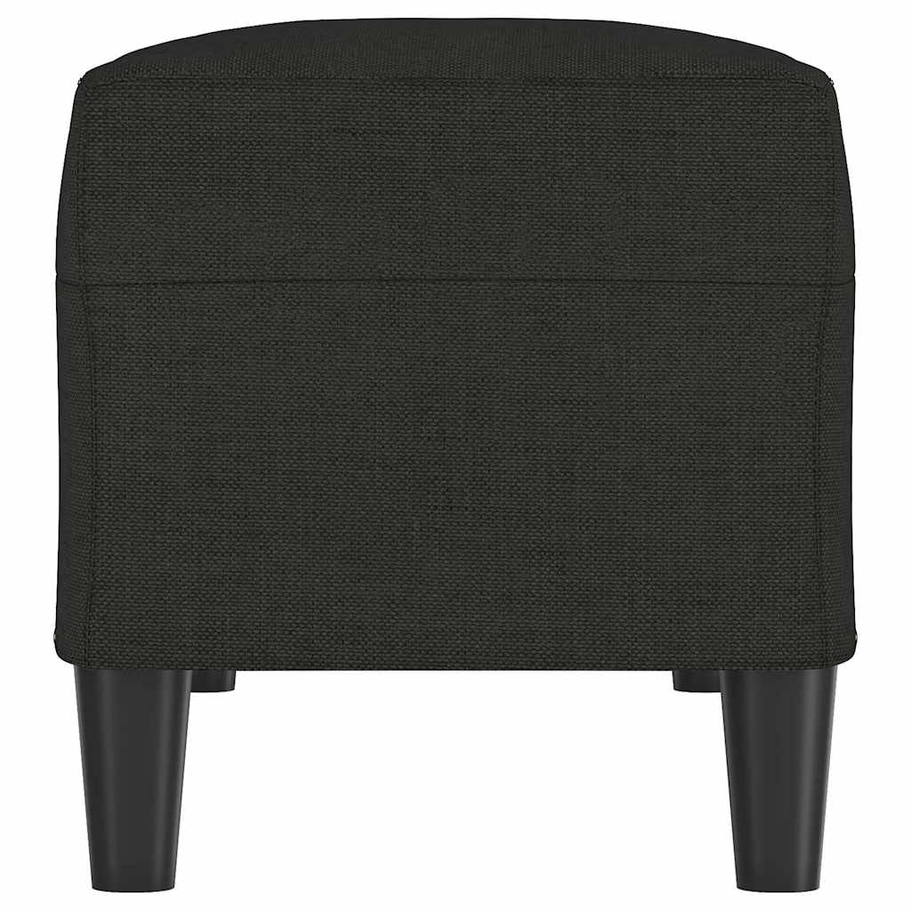 Sitzbank Schwarz 100x35x41 cm Stoff