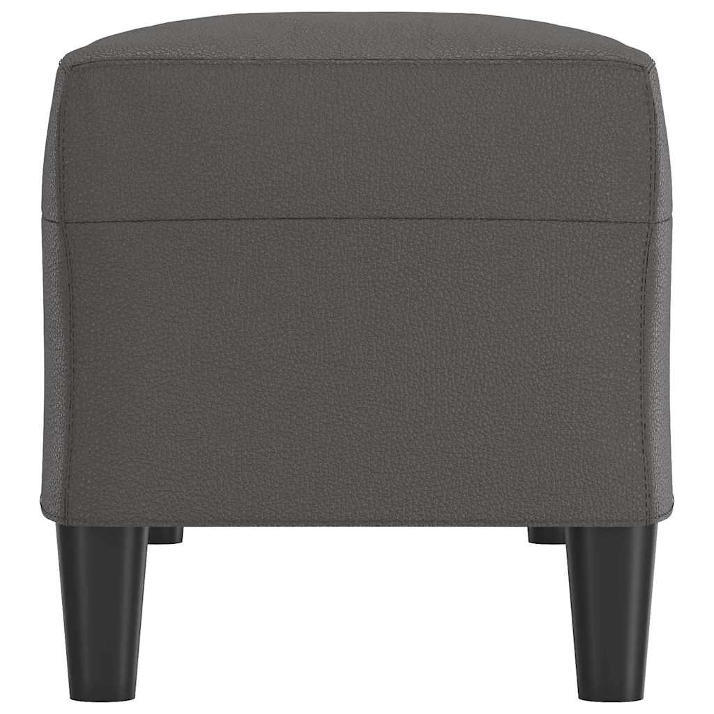 Sitzbank Grau 100x35x41 cm Kunstleder