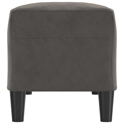 Sitzbank Dunkelgrau 100x35x41 cm Samt