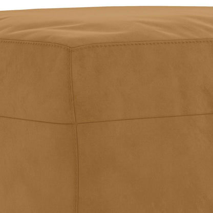 Sitzbank Braun 100x35x41 cm Samt