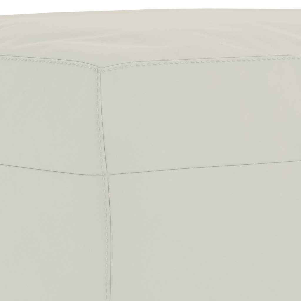 Sitzbank Creme 100x35x41 cm Samt