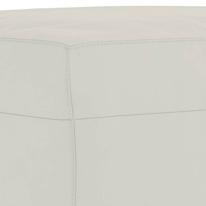 Sitzbank Creme 100x35x41 cm Samt