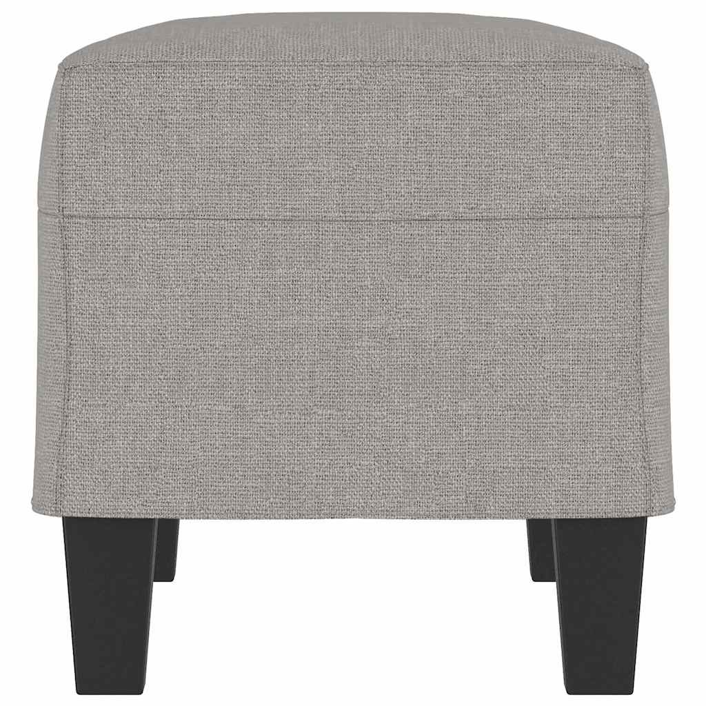 Sitzbank Hellgrau 70x35x41 cm Stoff