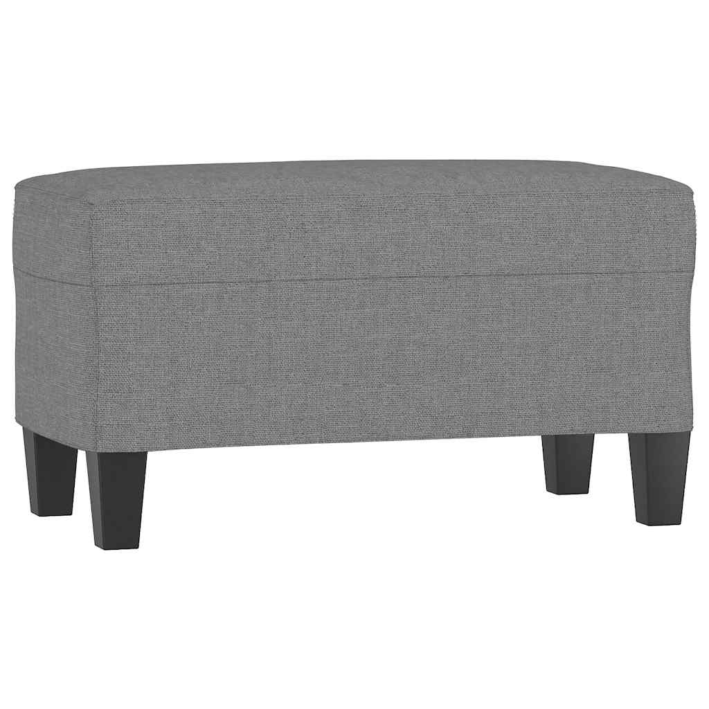 Sitzbank Dunkelgrau 70x35x41 cm Stoff