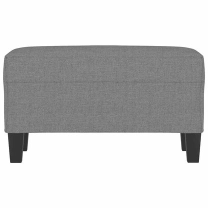 Sitzbank Dunkelgrau 70x35x41 cm Stoff