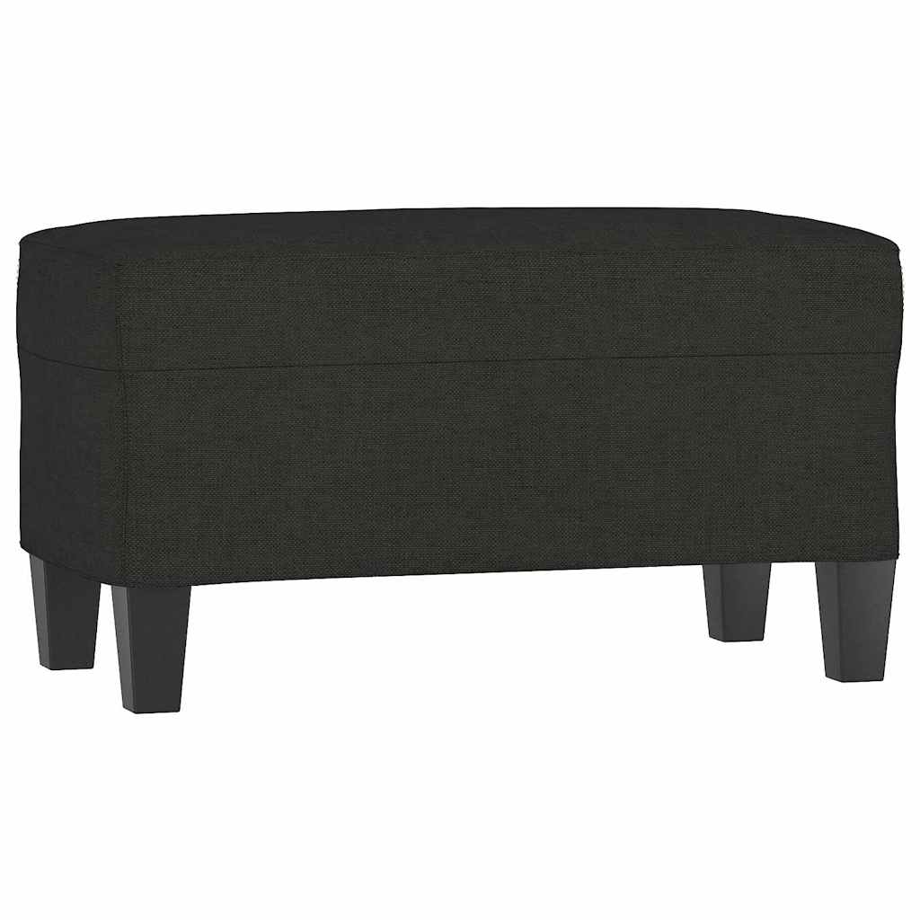 Sitzbank Schwarz 70x35x41 cm Stoff