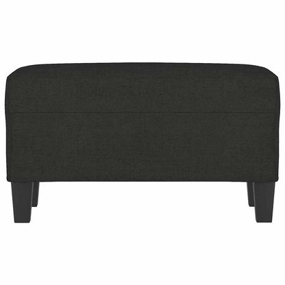 Sitzbank Schwarz 70x35x41 cm Stoff