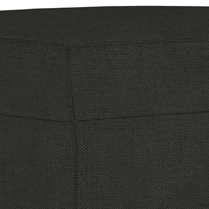 Sitzbank Schwarz 70x35x41 cm Stoff