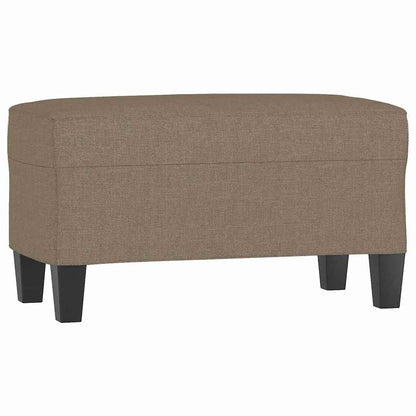 Sitzbank Taupe 70x35x41 cm Stoff