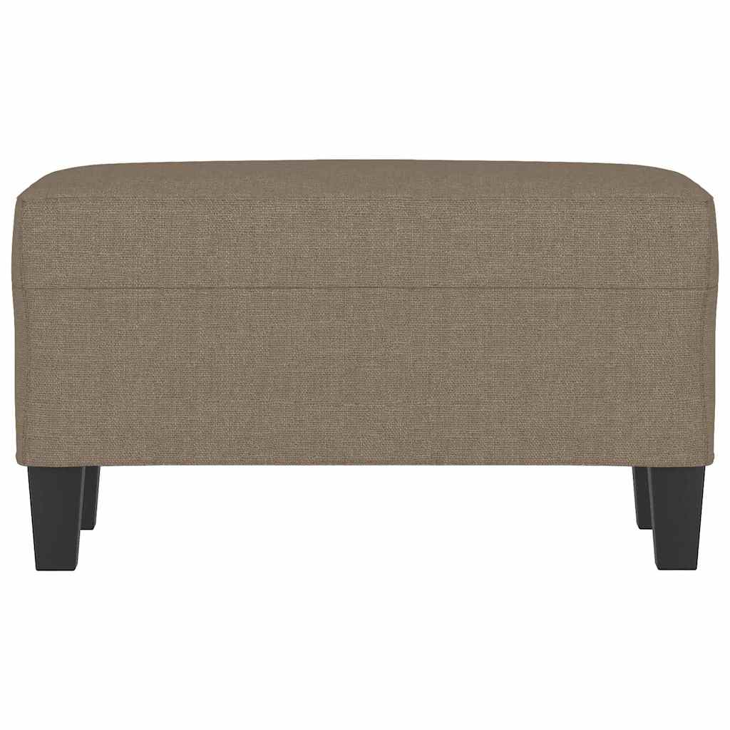 Sitzbank Taupe 70x35x41 cm Stoff