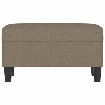 Sitzbank Taupe 70x35x41 cm Stoff