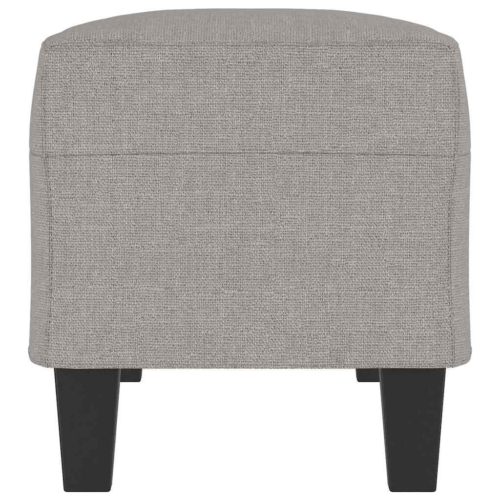 Sitzbank Hellgrau 100x35x41 cm Stoff