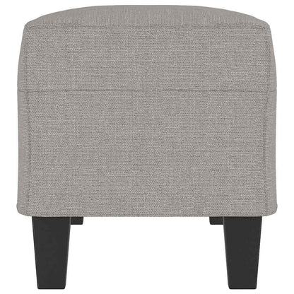 Sitzbank Hellgrau 100x35x41 cm Stoff