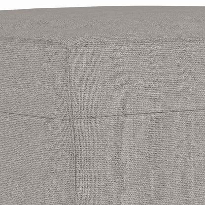 Sitzbank Hellgrau 100x35x41 cm Stoff