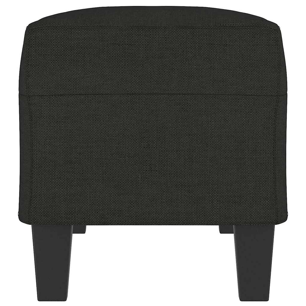 Sitzbank Schwarz 100x35x41 cm Stoff