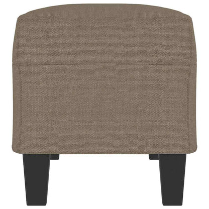 Sitzbank Taupe 100x35x41 cm Stoff