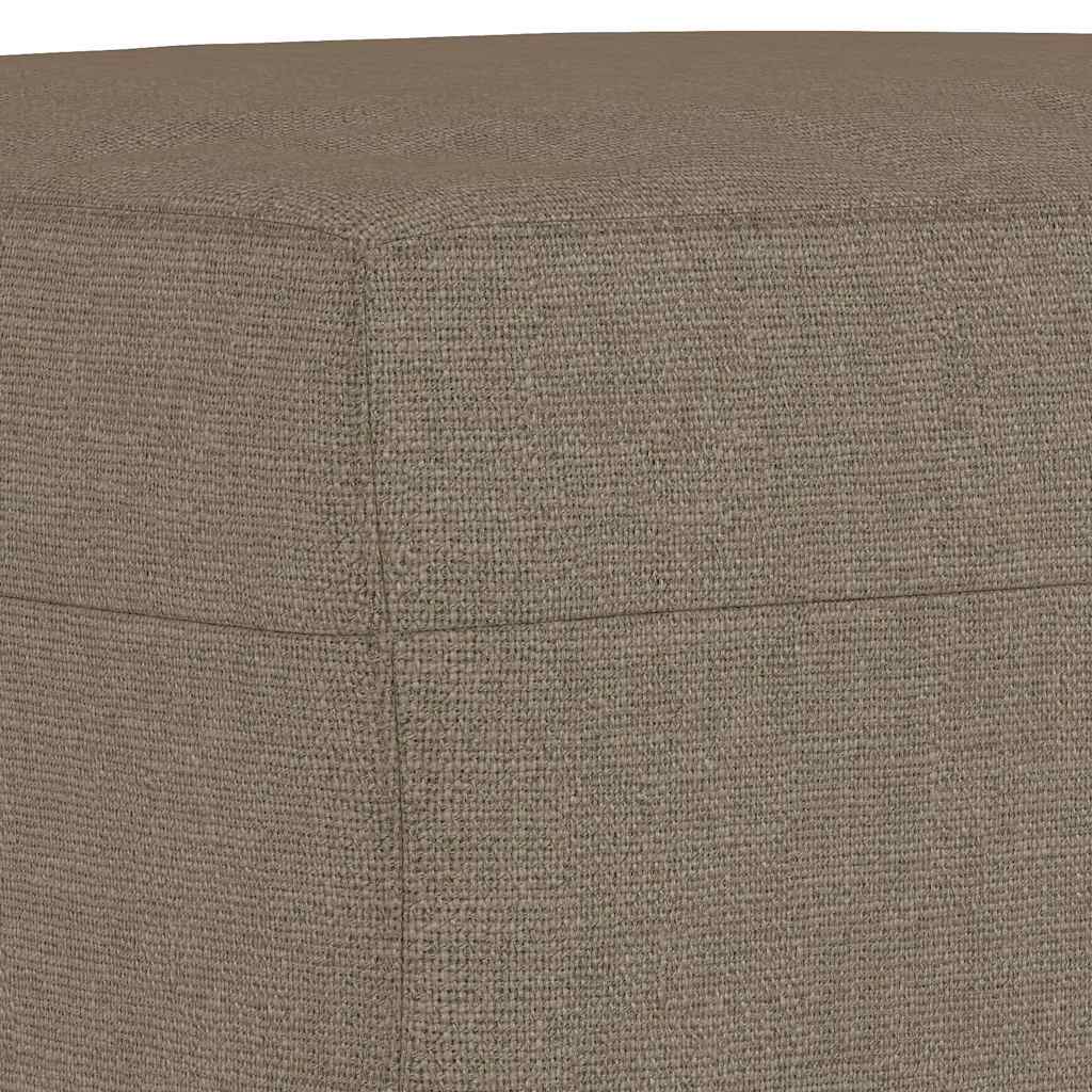 Sitzbank Taupe 100x35x41 cm Stoff