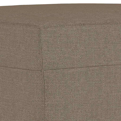 Sitzbank Taupe 100x35x41 cm Stoff