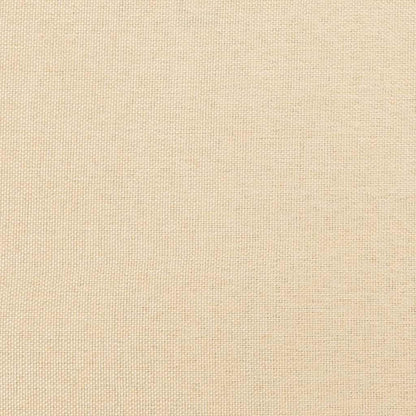 Zierkissen 2 Stk. Creme 40x40 cm Stoff