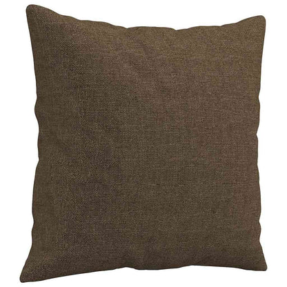Zierkissen 2 Stk. Braun 40x40 cm Stoff