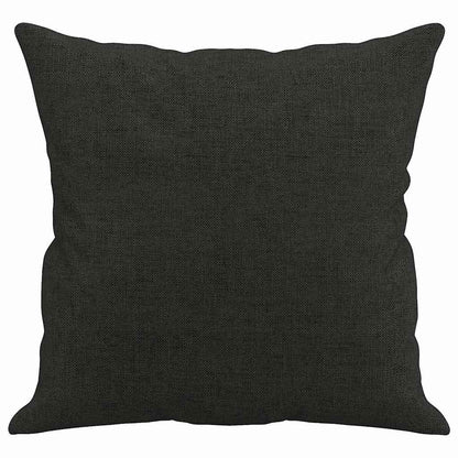 Zierkissen 2 Stk. Schwarz 40x40 cm Stoff