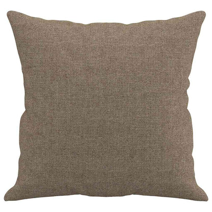 Zierkissen 2 Stk. Taupe 40x40 cm Stoff