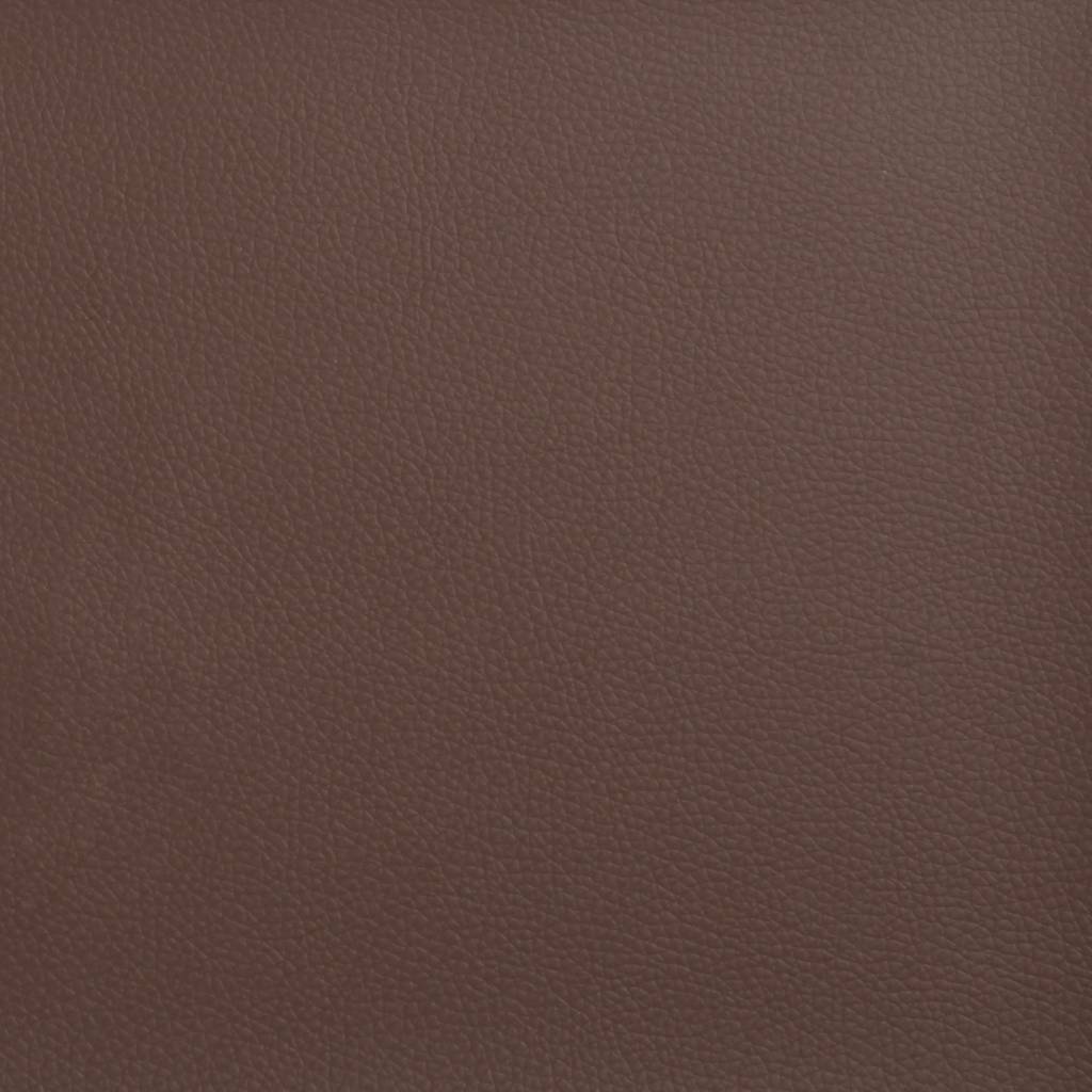 Zierkissen 2 Stk. Braun 40x40 cm Kunstleder