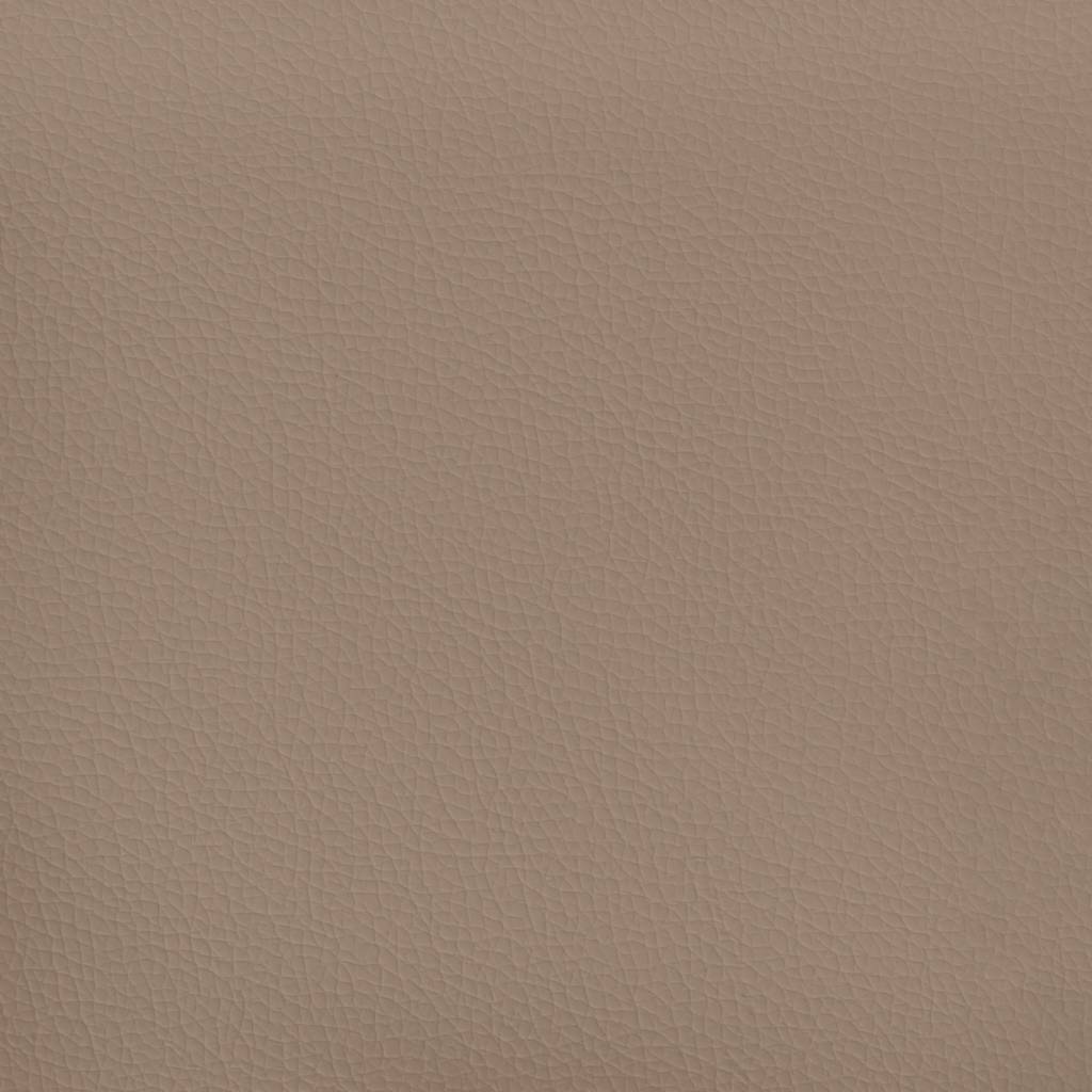 Zierkissen 2 Stk. Cappuccino-Braun 40x40 cm Kunstleder