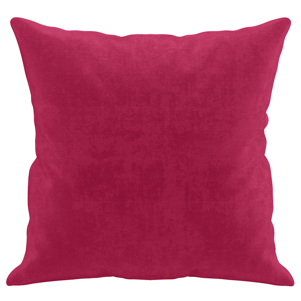 Zierkissen 2 Stk. Weinrot 40x40 cm Samt