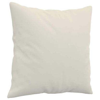 Zierkissen 2 Stk. Creme 40x40 cm Samt